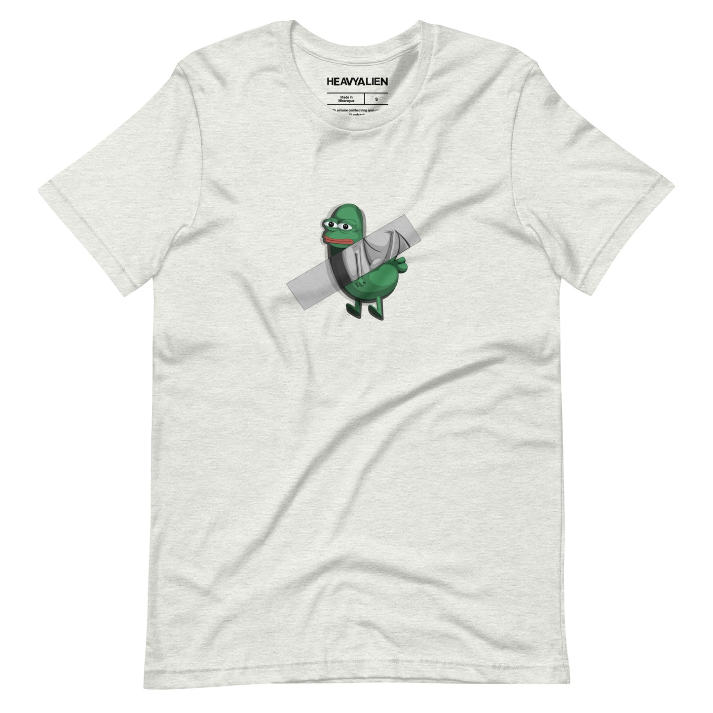 Pepe Dickbutt Taped to a UNISEX T-shirt