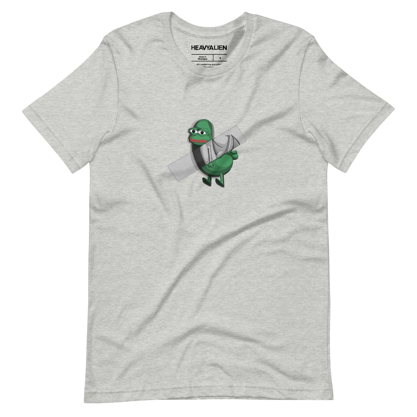 Pepe Dickbutt Taped to a UNISEX T-shirt